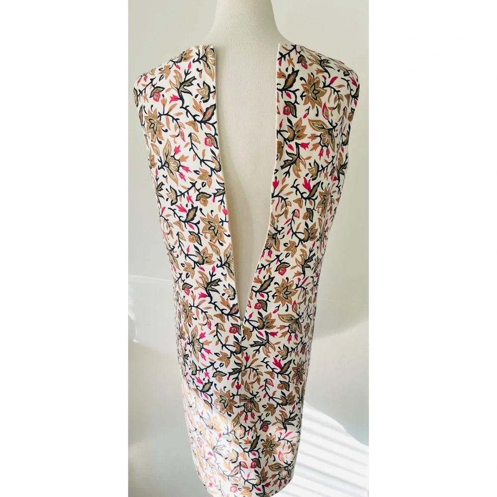 New! TORY BURCH LEILA Silk Print Shift Dress Size 6 - Picture 6 of 10